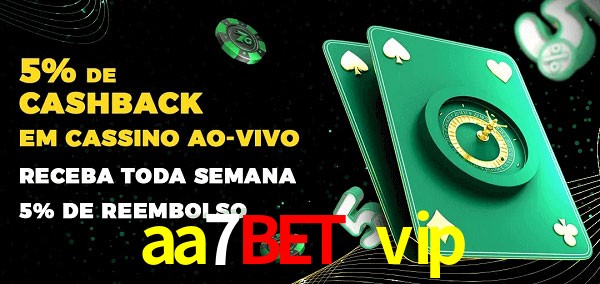 Promoções do cassino ao Vivo aa7bet vip